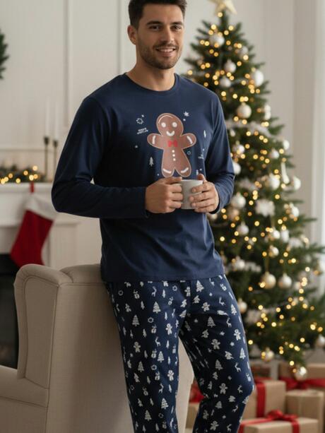 Piżama bawełniana świąteczna