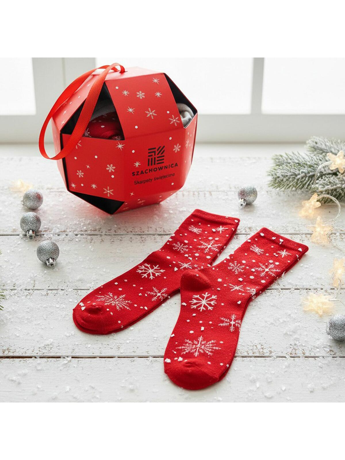 Świąteczne skarpetki bombka 39-41