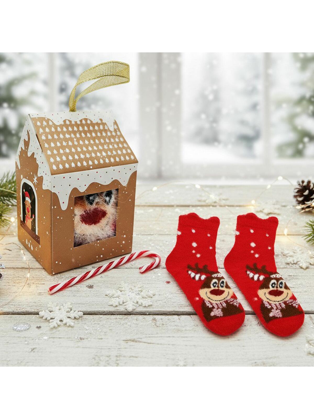 Świąteczne skarpetki w pudełku 27-30