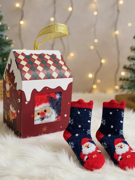 Świąteczne skarpetki w pudełku 27-30
