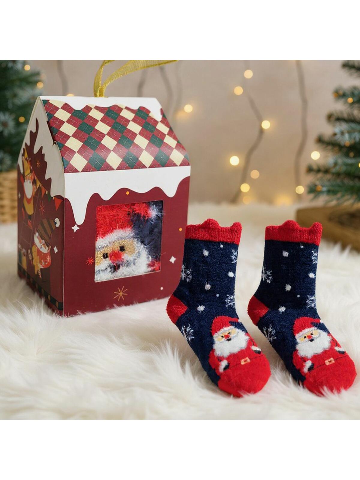 Świąteczne skarpetki w pudełku 27-30