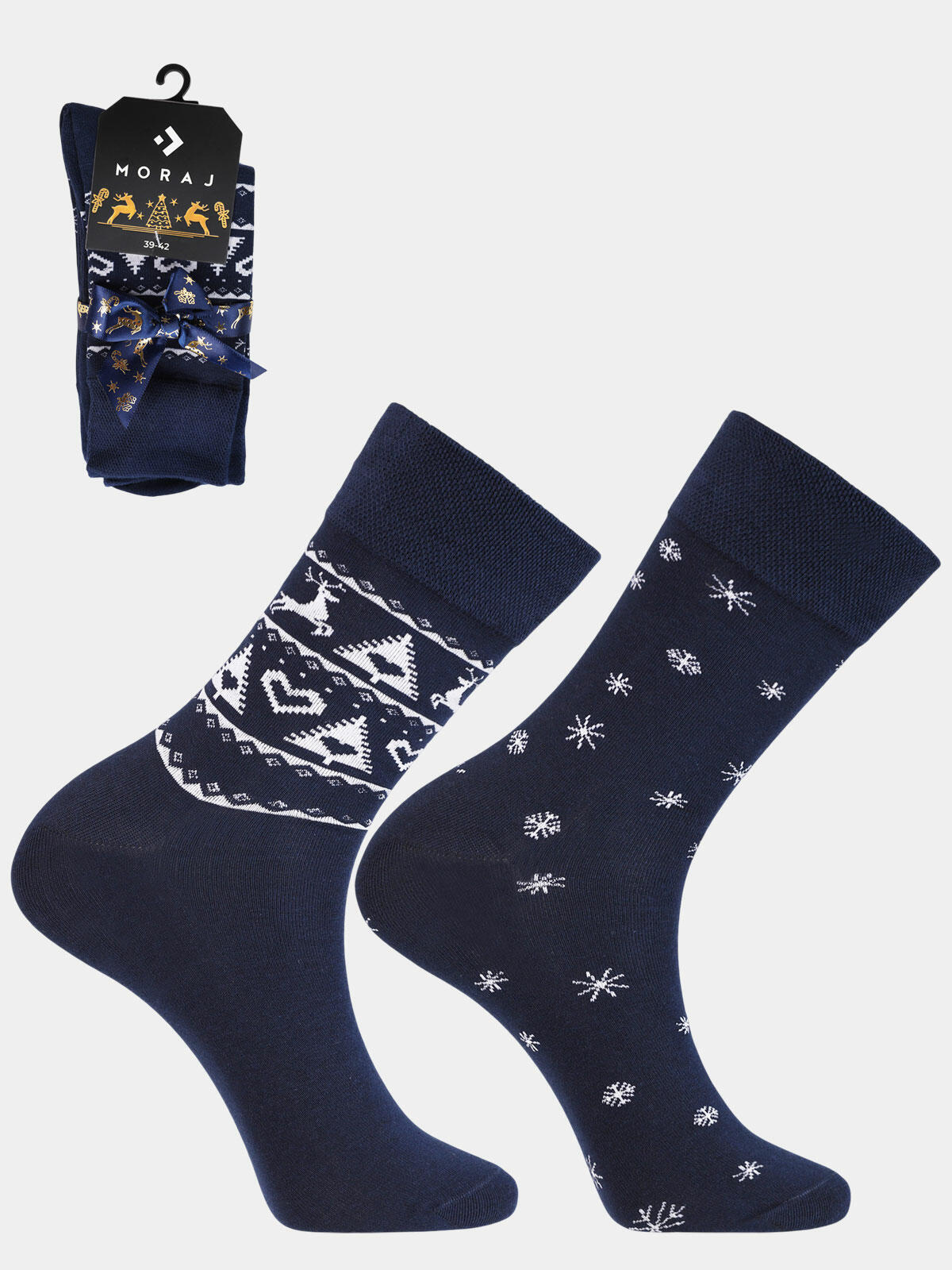 Skarpety ze świątecznym wzorem 2-pak