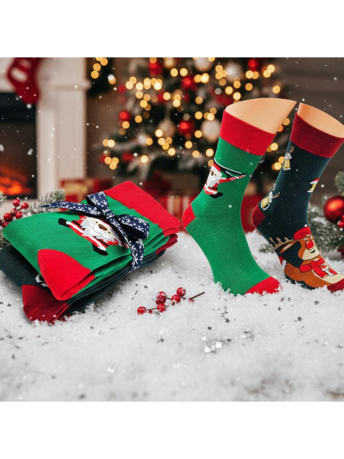 2-pak świątecznych skarpetek 43-45