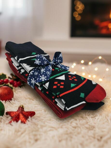 Świąteczne skarpety 2-pak 43/45