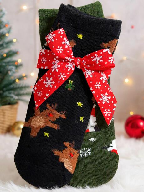 Skarpety dziecięce świąteczne 2-pak