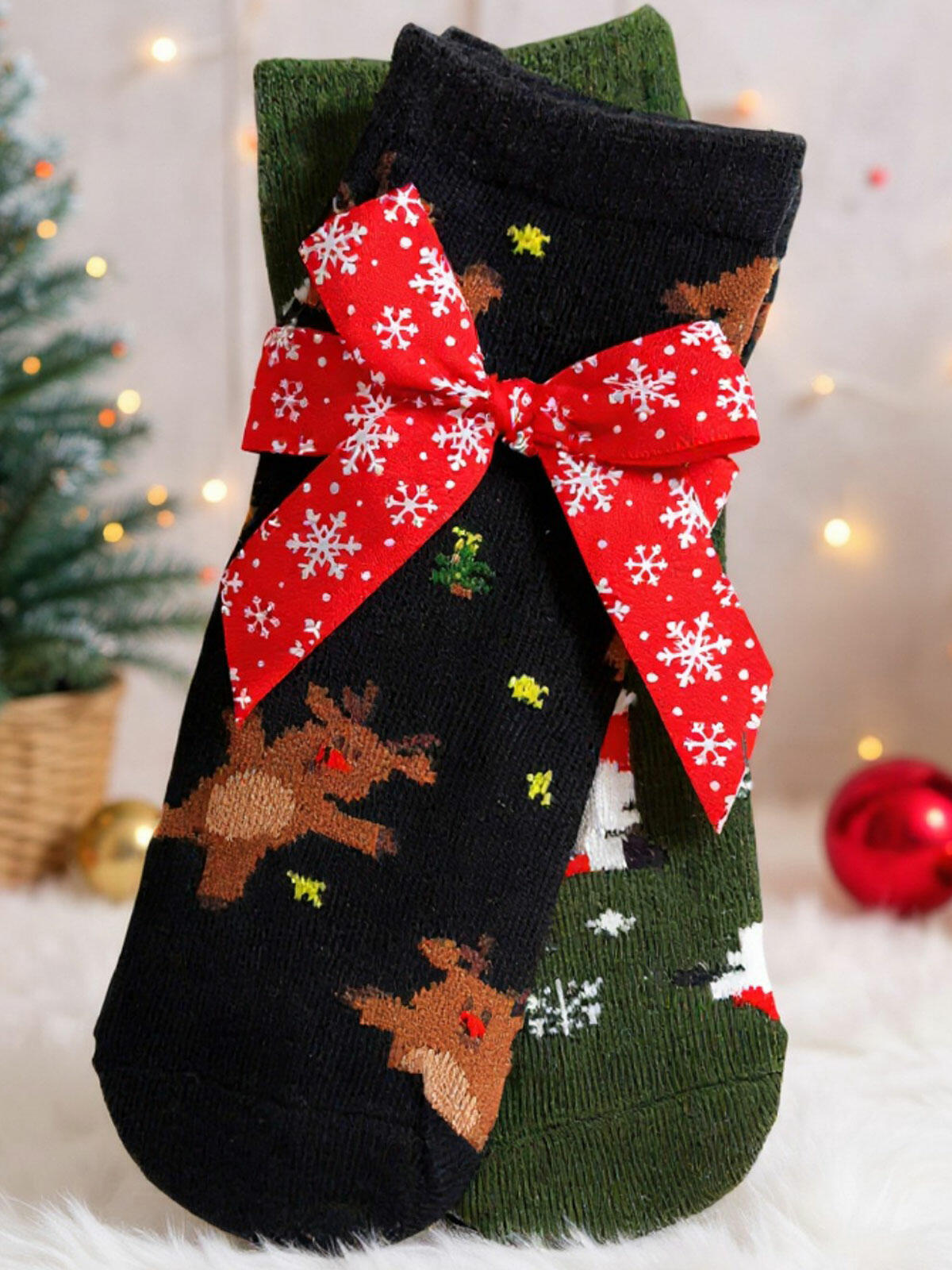 Skarpety dziecięce świąteczne 2-pak
