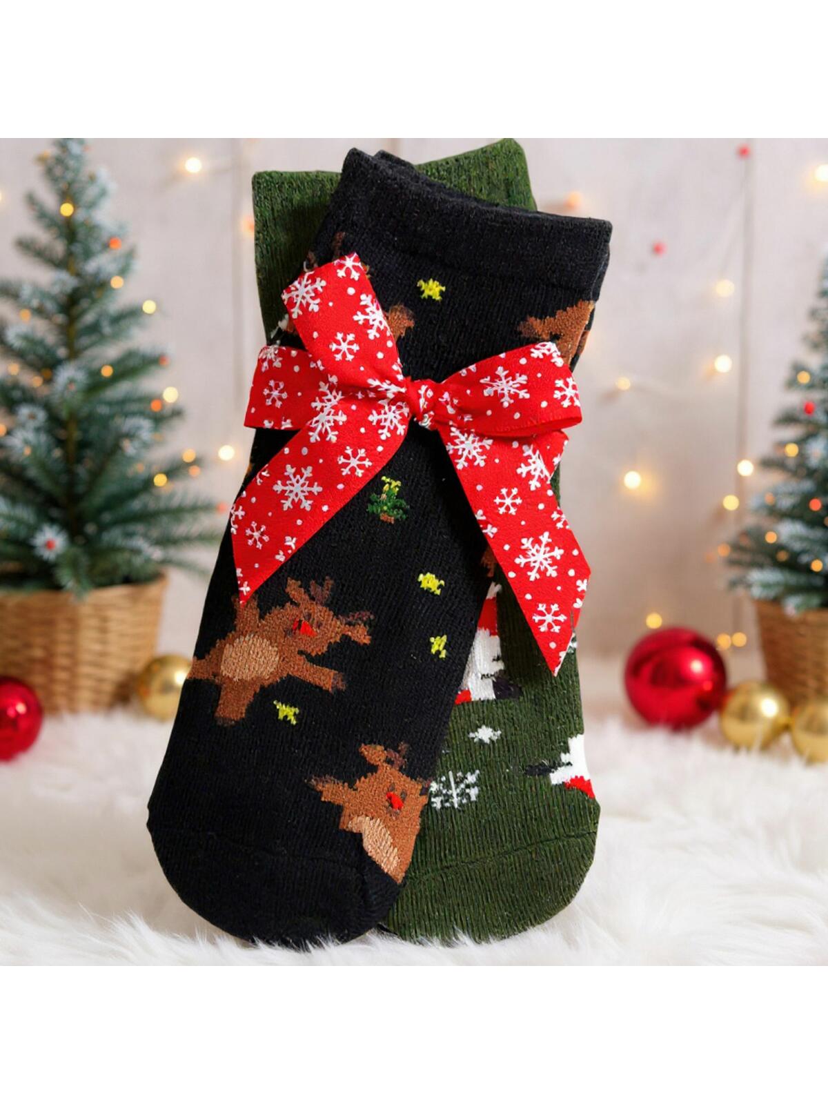Skarpety dziecięce świąteczne 2-pak