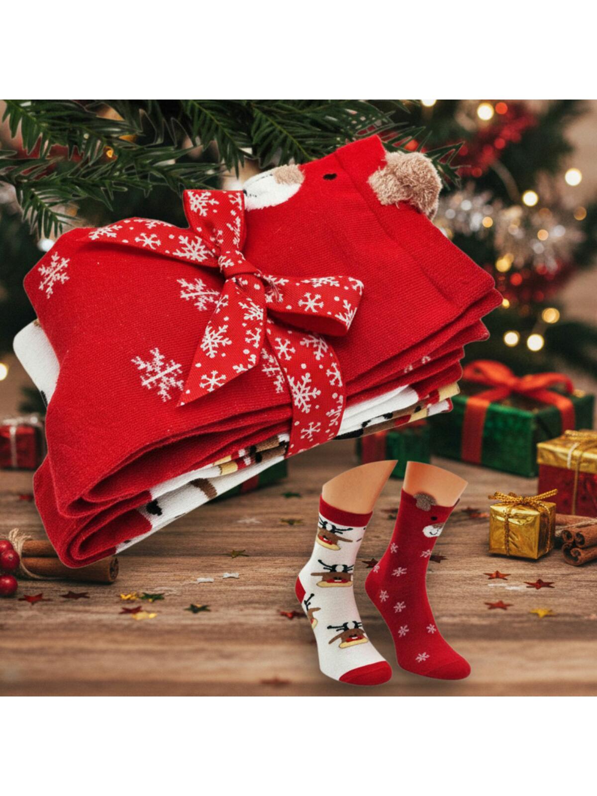 2-pak skarpetek świątecznych 39-41