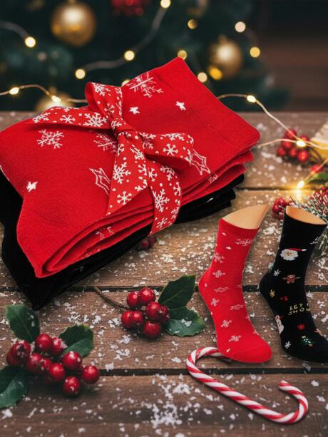 2-pak Świątecznych skarpet 35-38