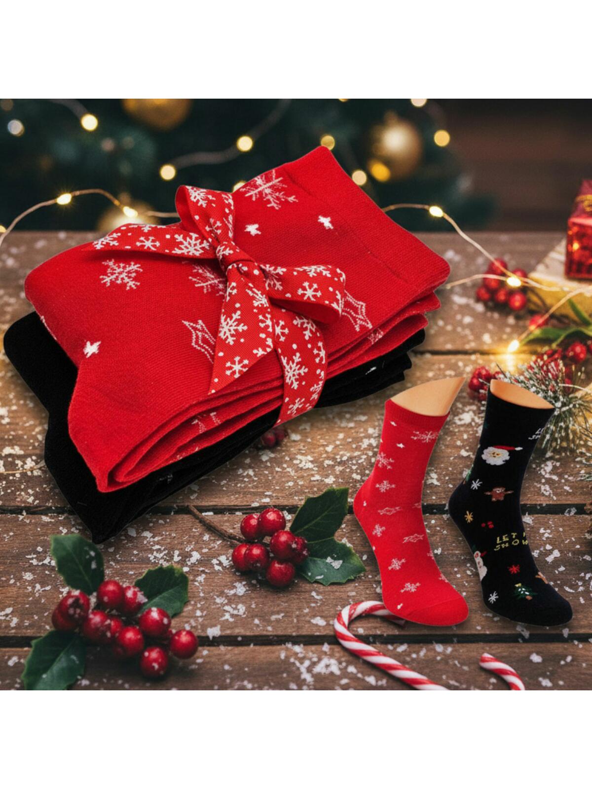2-pak Świątecznych skarpet 35-38
