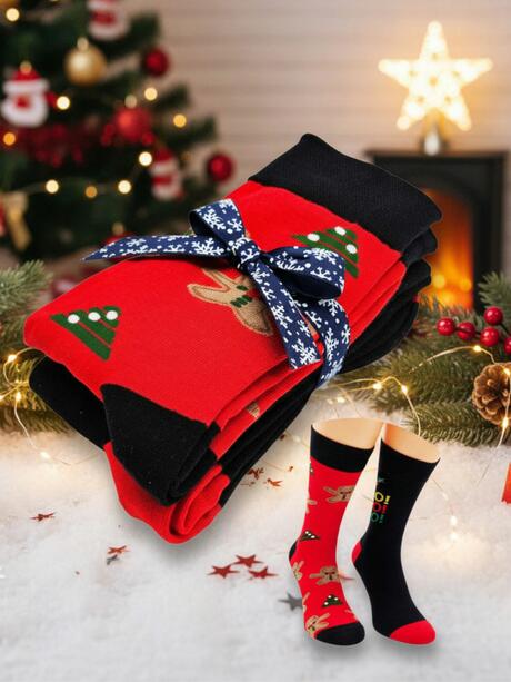 2-pak świątecznych skarpet 43-45