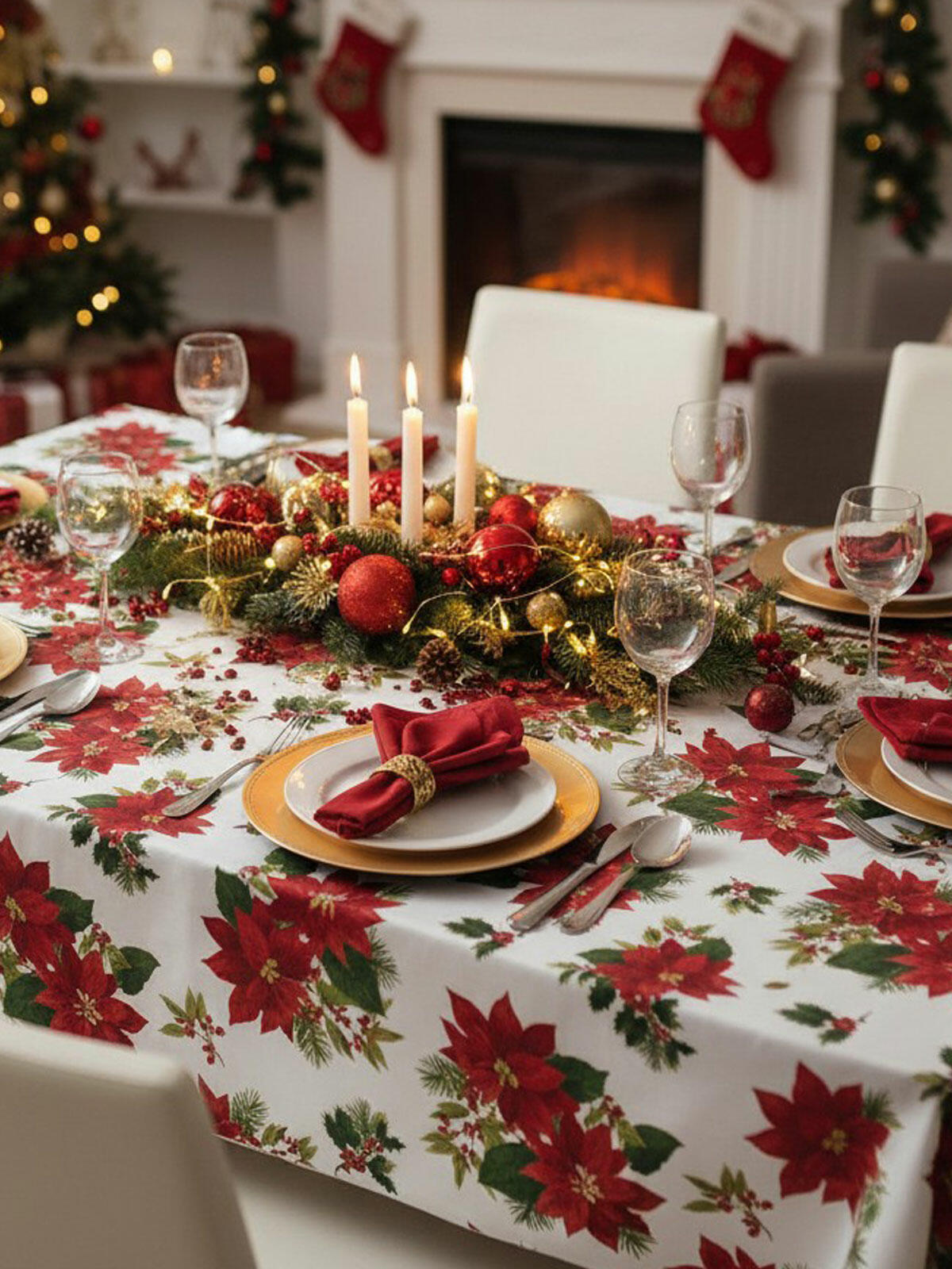 Świąteczny obrus 140x240 cm