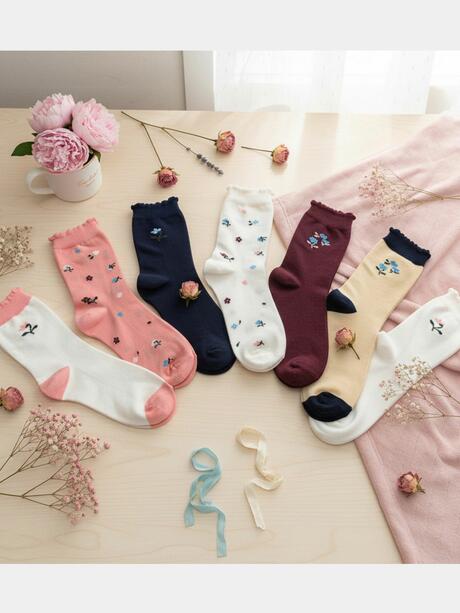 Skarpety dziewczęce 7-pak 31/34