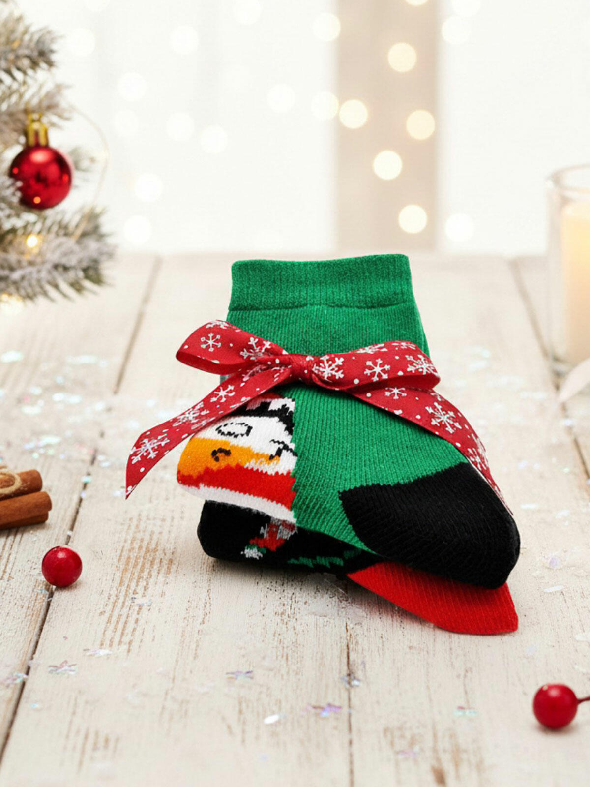 2-pak świątecznych skarpetek 27-30