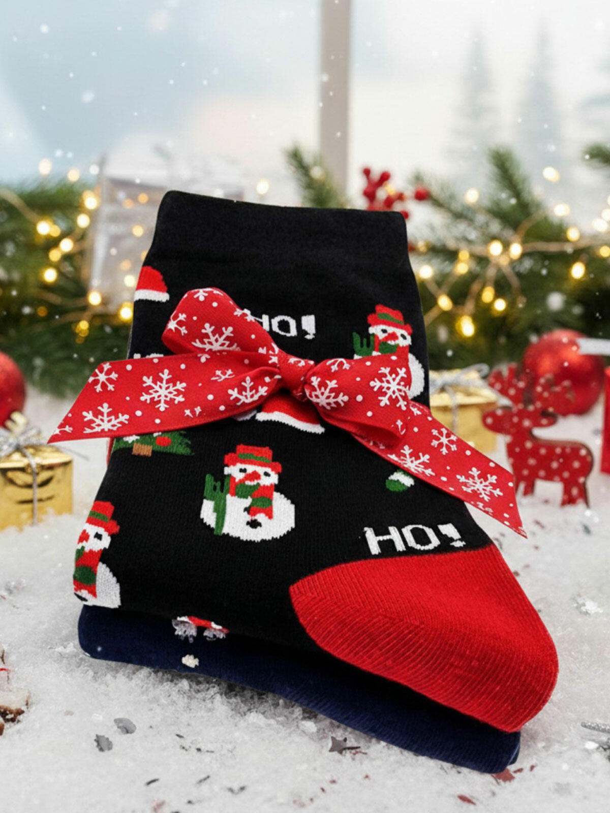 2-pak świątecznych skarpetek 39-41
