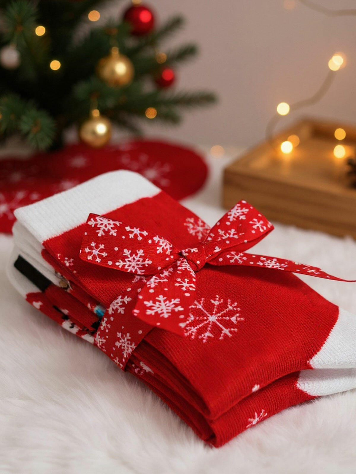 Świąteczne skarpetki 2-pak 23-26