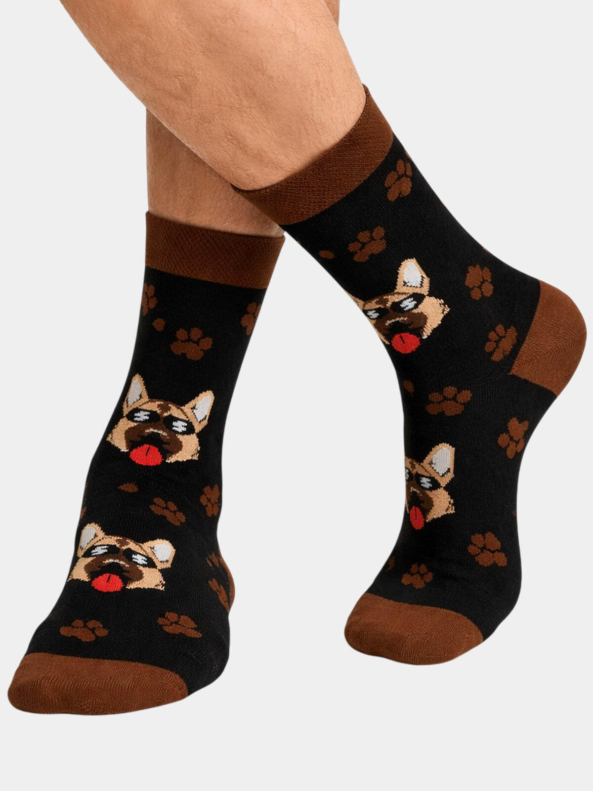 Skarpety długie ze wzorem