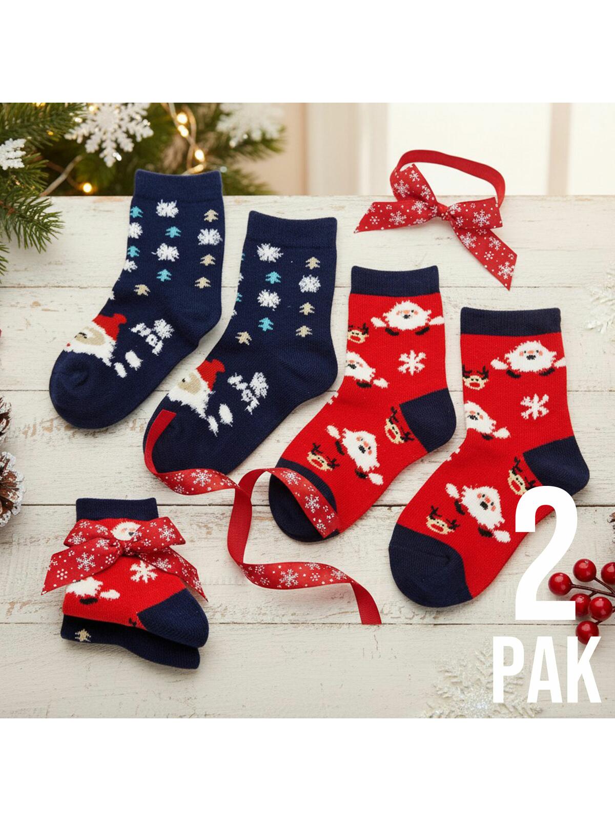 2-pak świąteczny skarpetek 23-26