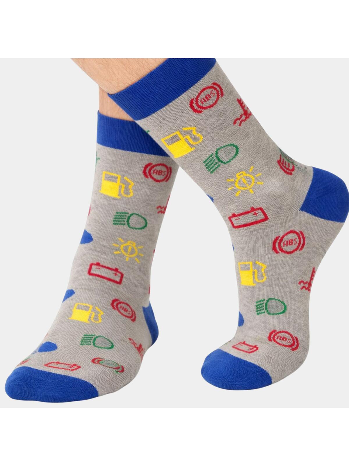 Skarpety bawełniane wzorzyste