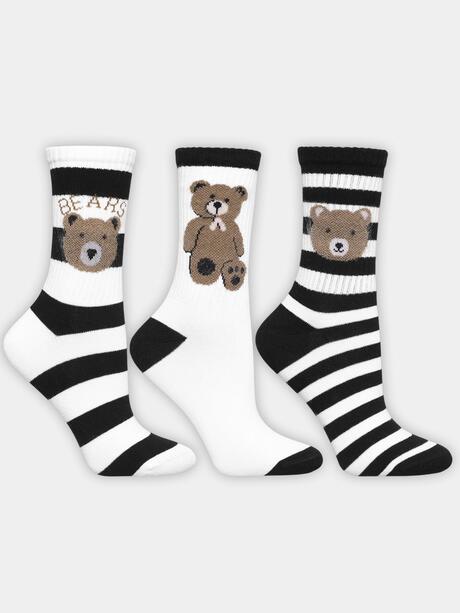 Skarpetki ze wzorem 3-pak