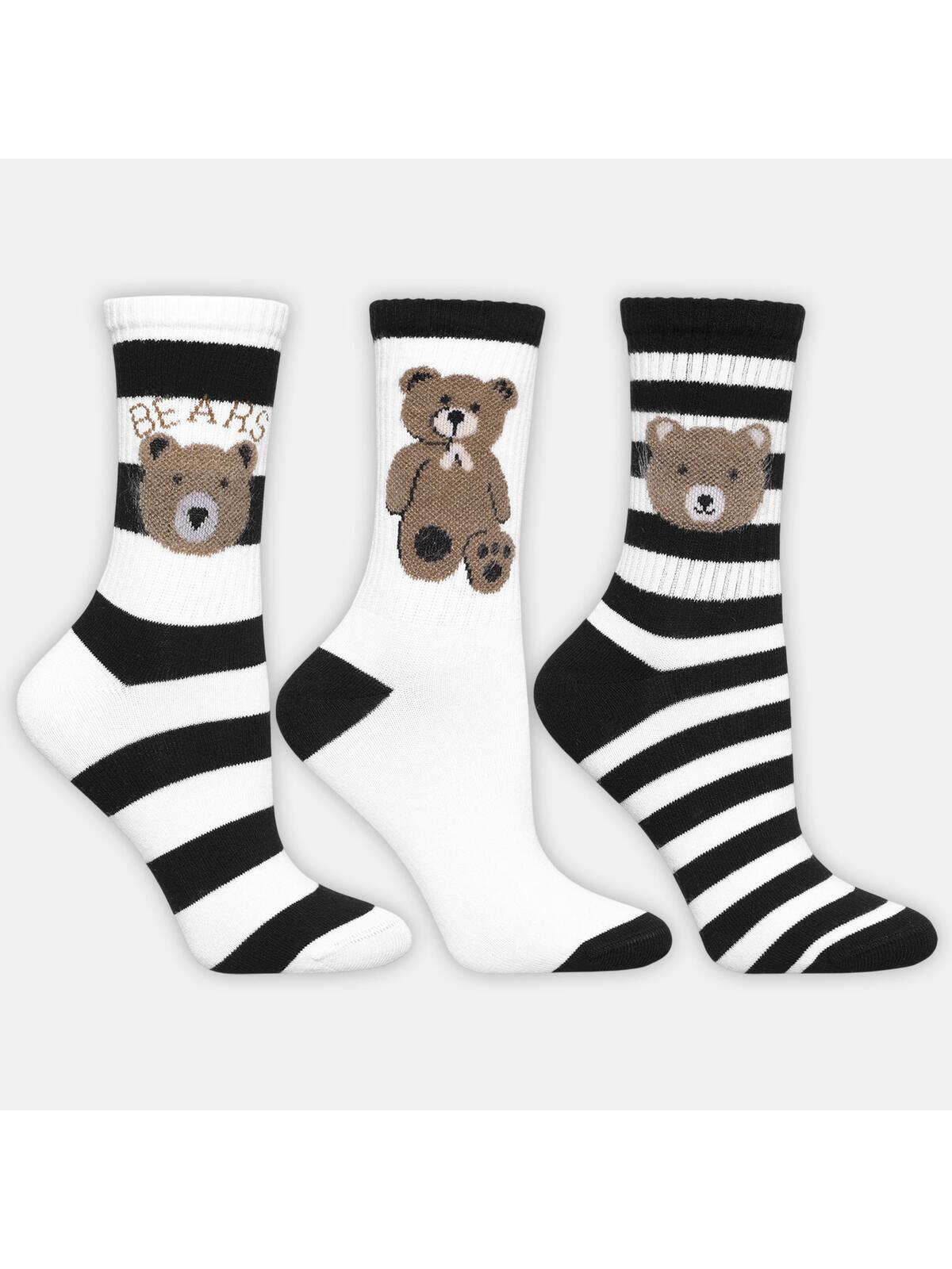 Skarpetki ze wzorem 3-pak