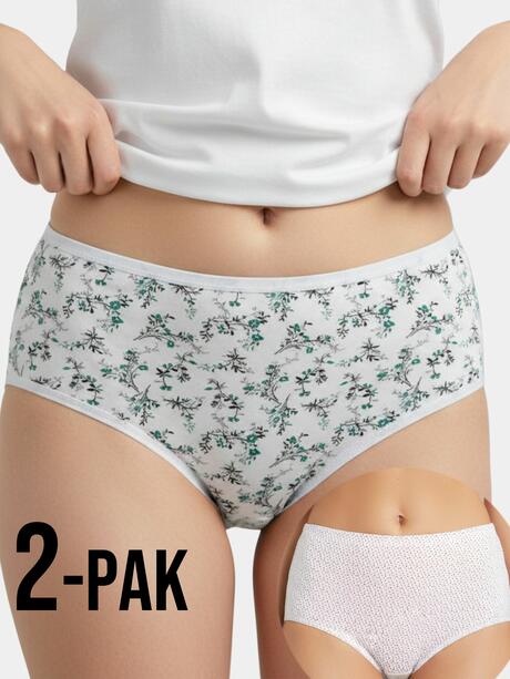 Majtki wzorzyste 2-pak