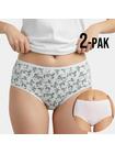 Majtki wzorzyste 2-pak
