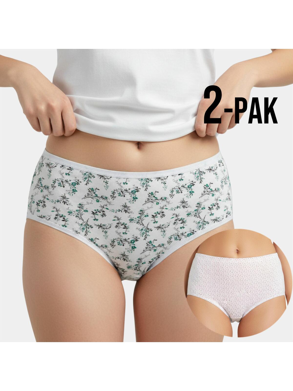 Majtki wzorzyste 2-pak