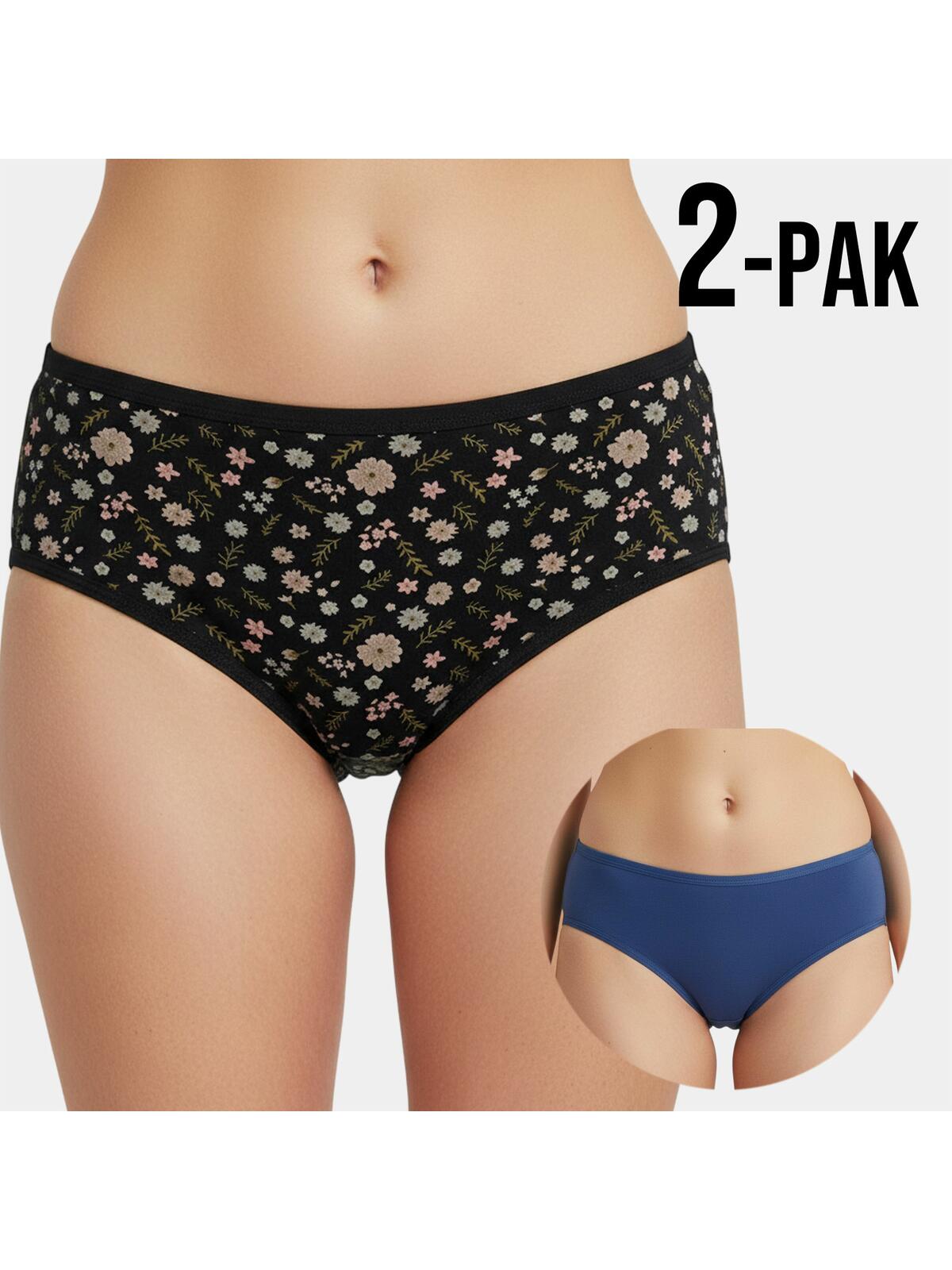 Majtki wzorzyste 2-pak