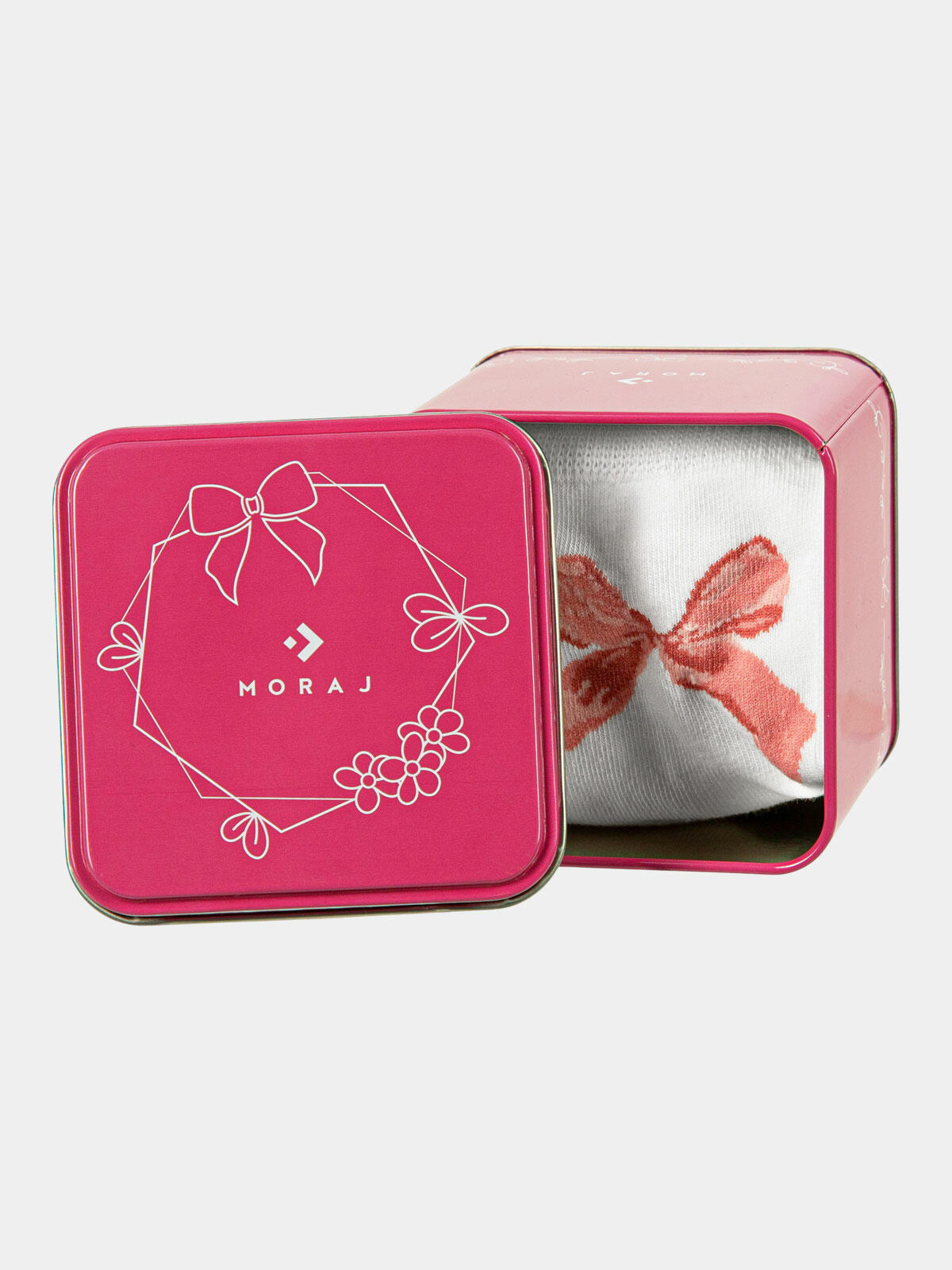 Skarpetki w ozdobnej puszce