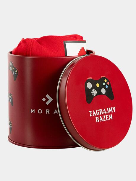 Bokserki walentynkowe w puszce