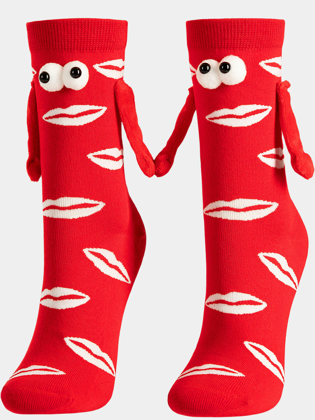 Skarpetki walentynkowe z łapkami