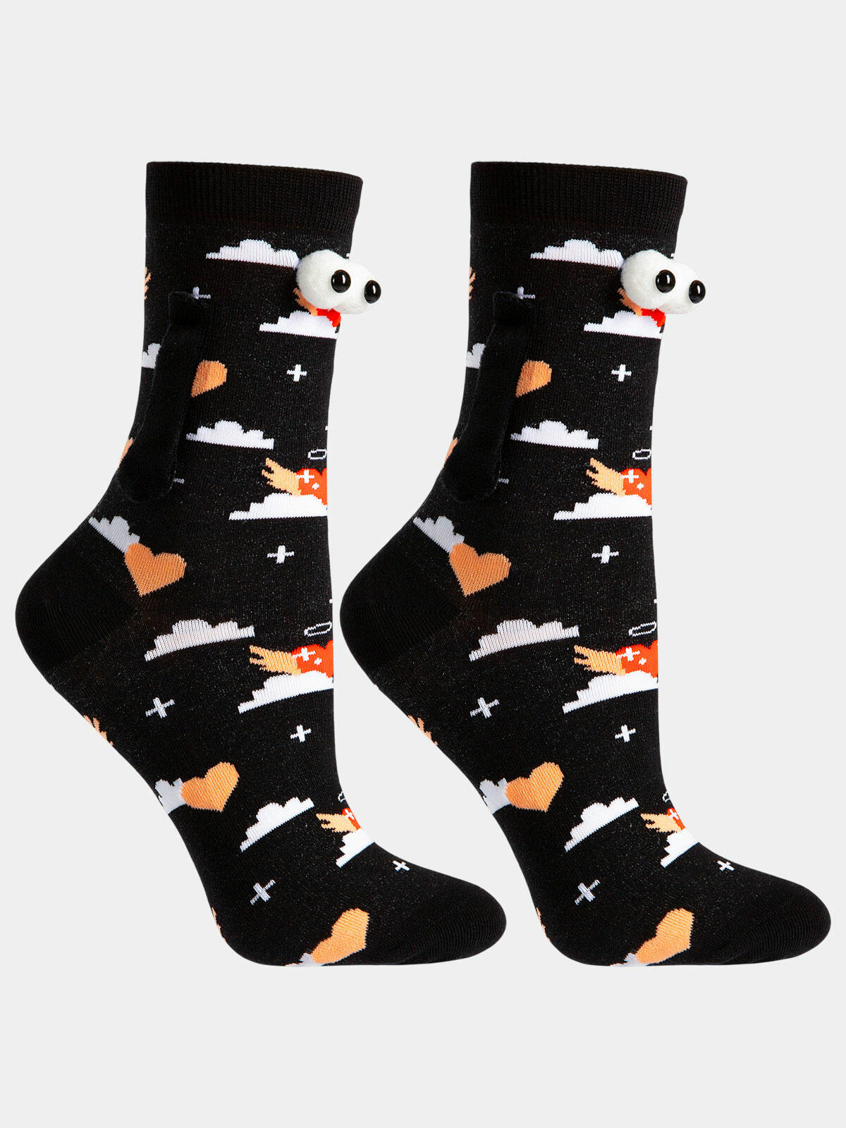 Skarpetki walentynkowe z łapkami