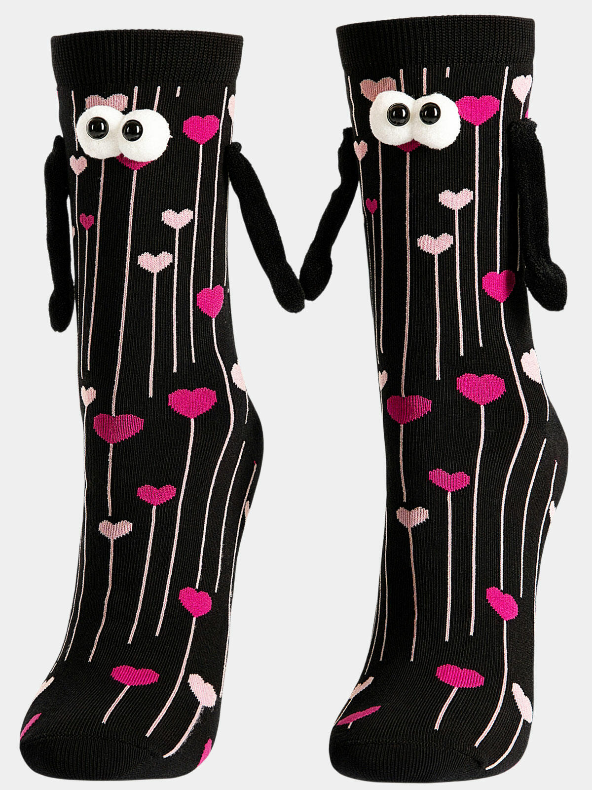 Skarpetki walentynkowe z łapkami