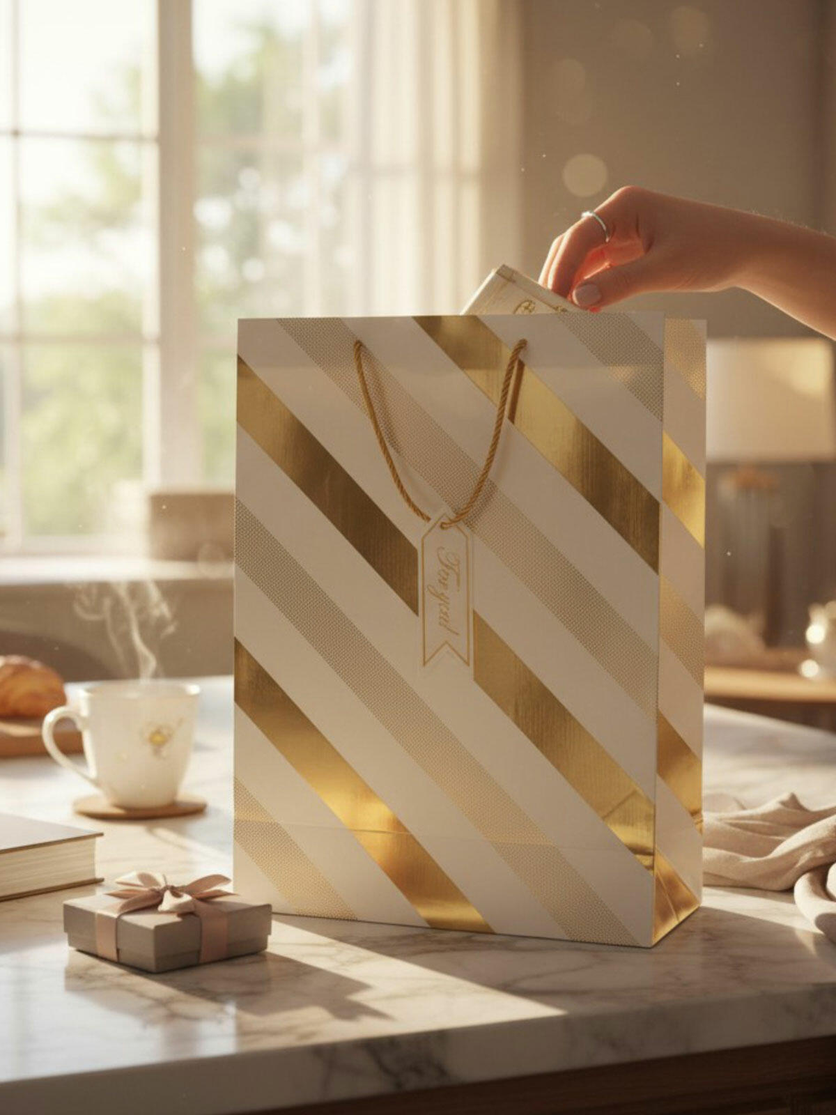 Torba prezentowa z bilecikiem