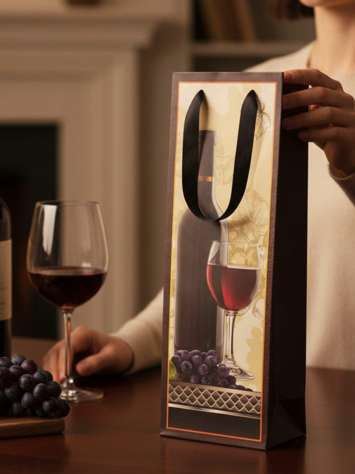 Torba prezentowa na butelkę