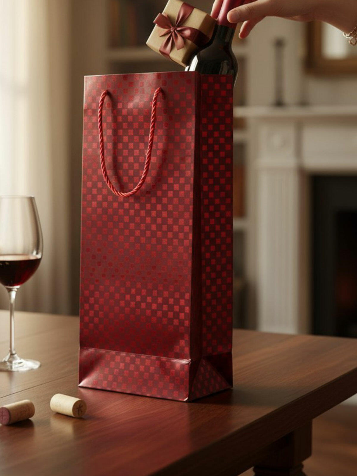 Torba prezentowa na butelkę