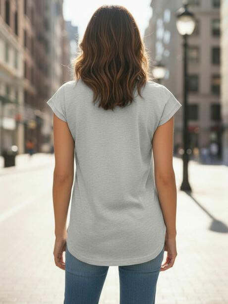 T-shirt bawełniany z nadrukiem