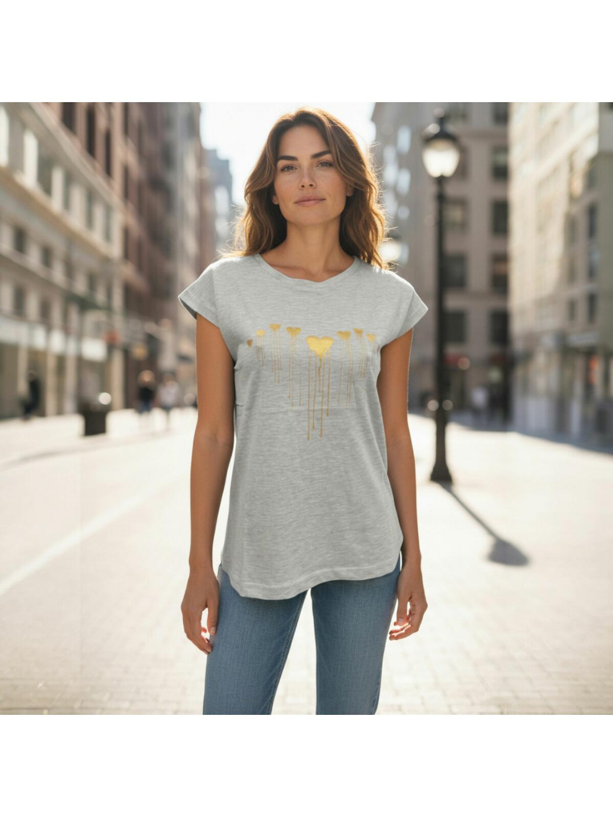 T-shirt bawełniany z nadrukiem