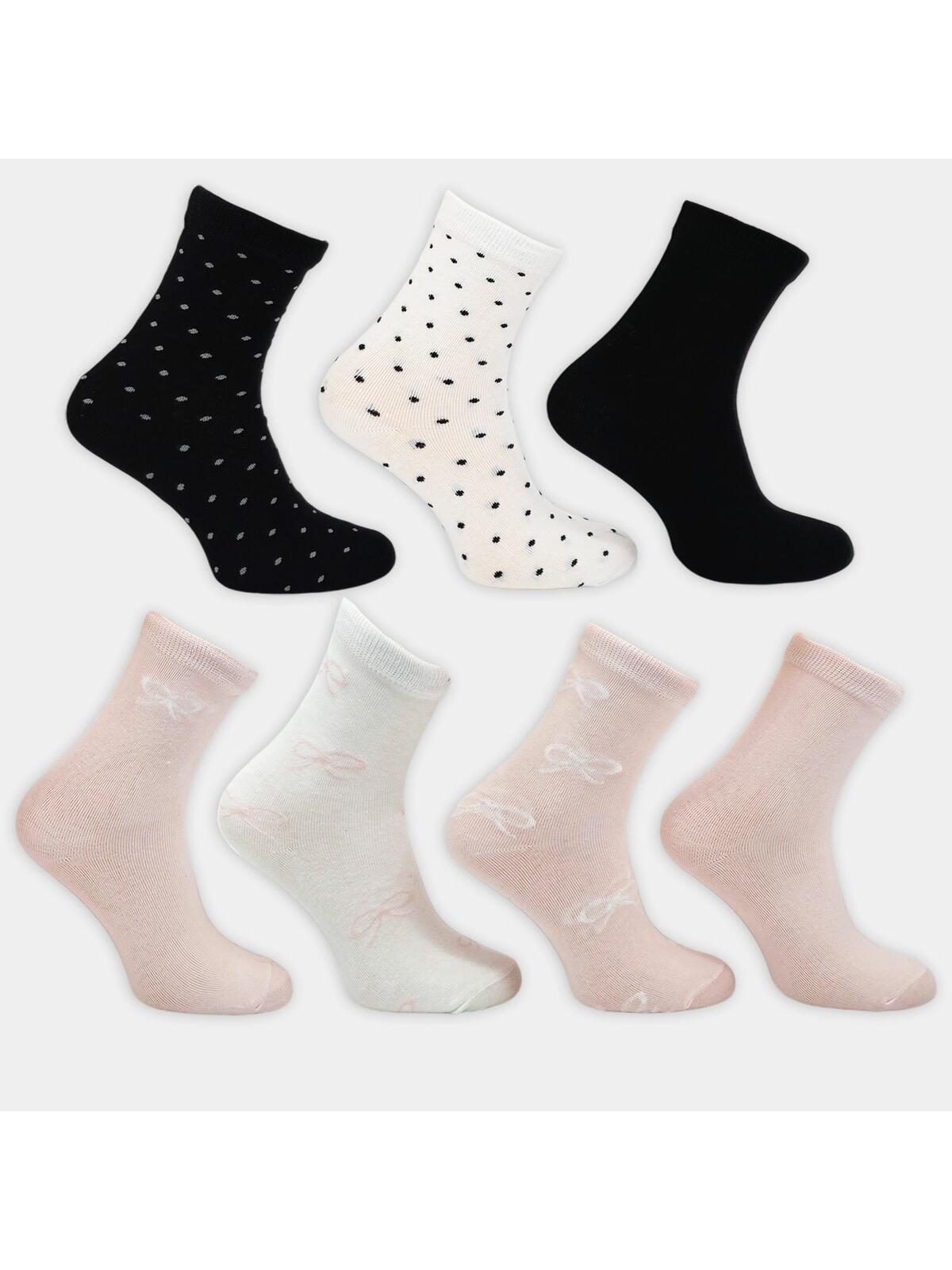 Skarpety dziewczęce 7-pak 31/34