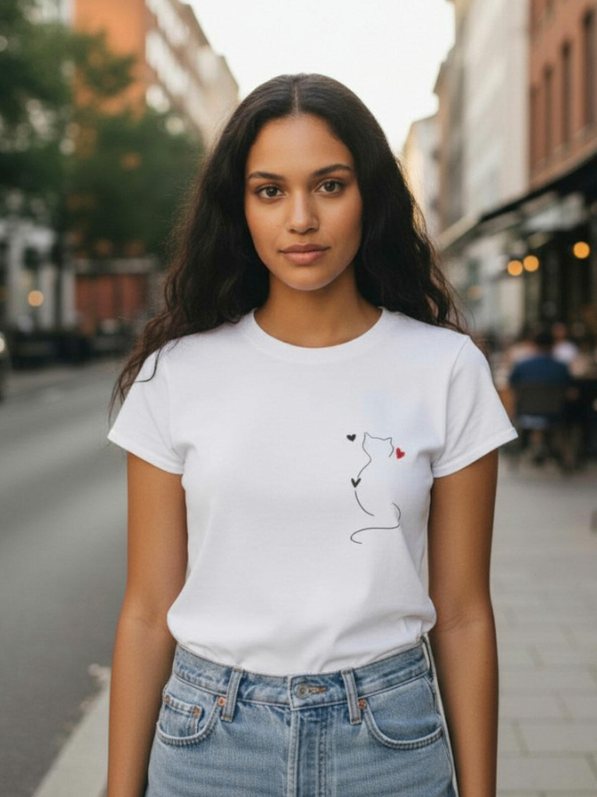 Bawełniany t-shirt  z nadrukiem
