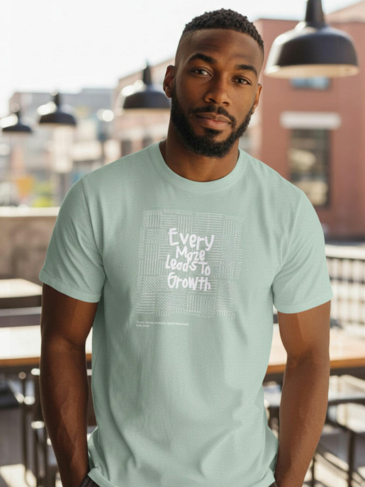 T-shirt bawełniany z nadrukiem