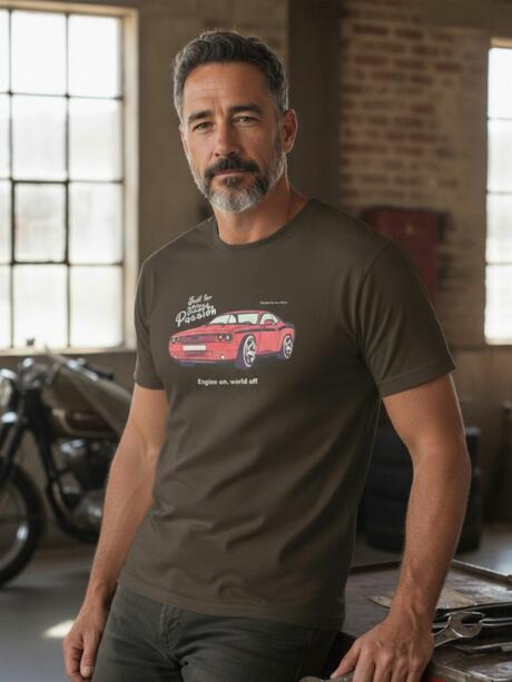 T-shirt bawełniany z nadrukiem