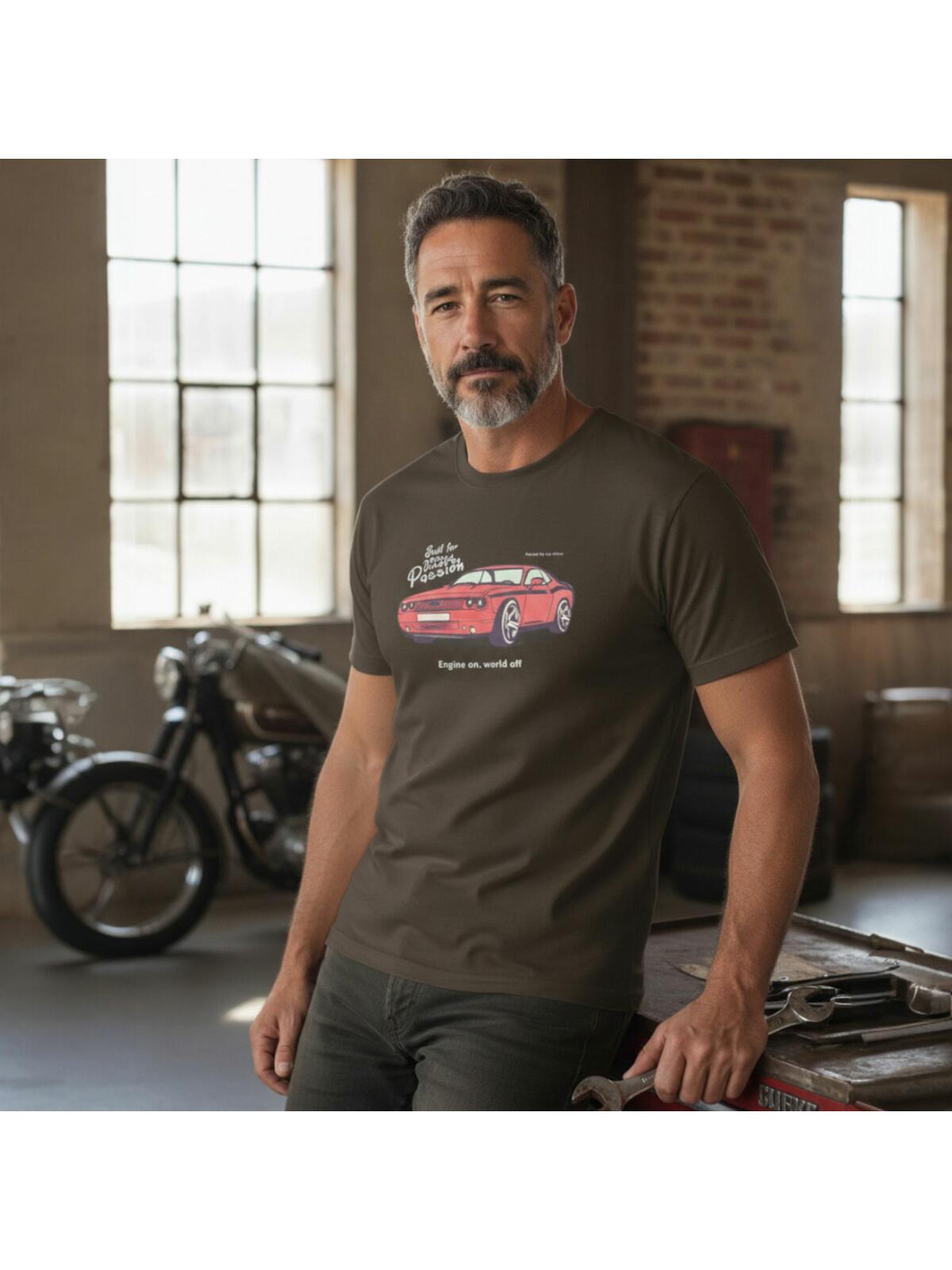 T-shirt bawełniany z nadrukiem