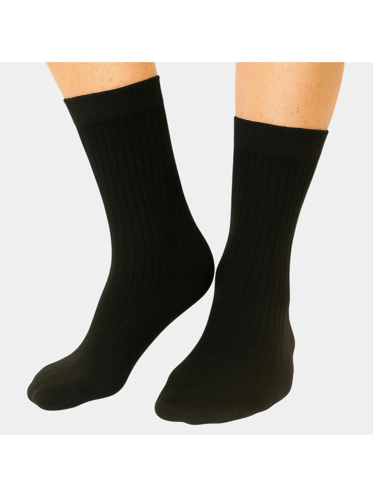 Skarpety bawełniane w prążek