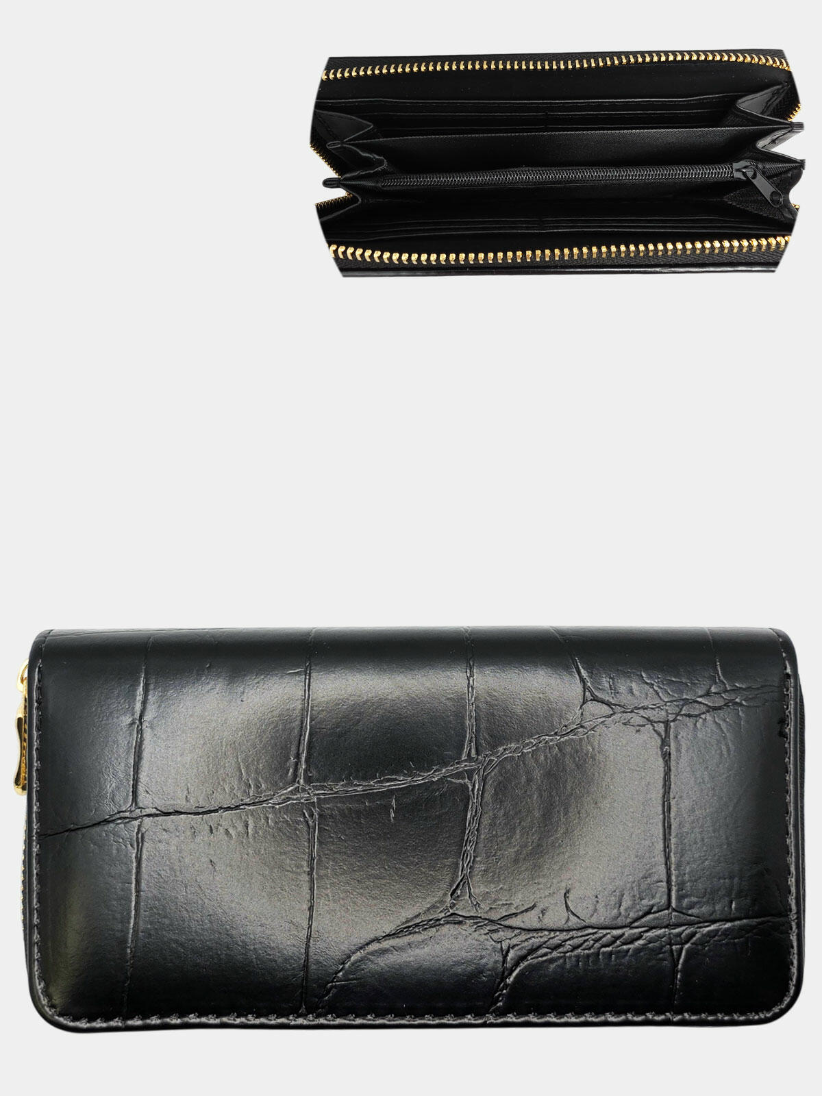 Portfel z imitacji skóry