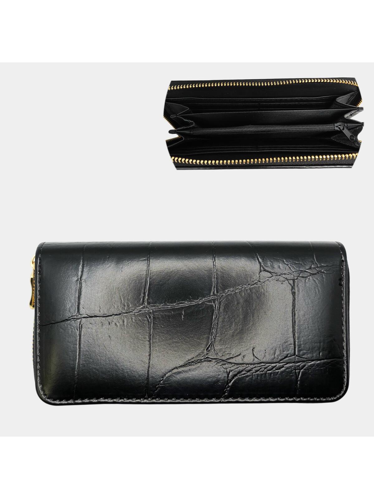 Portfel z imitacji skóry