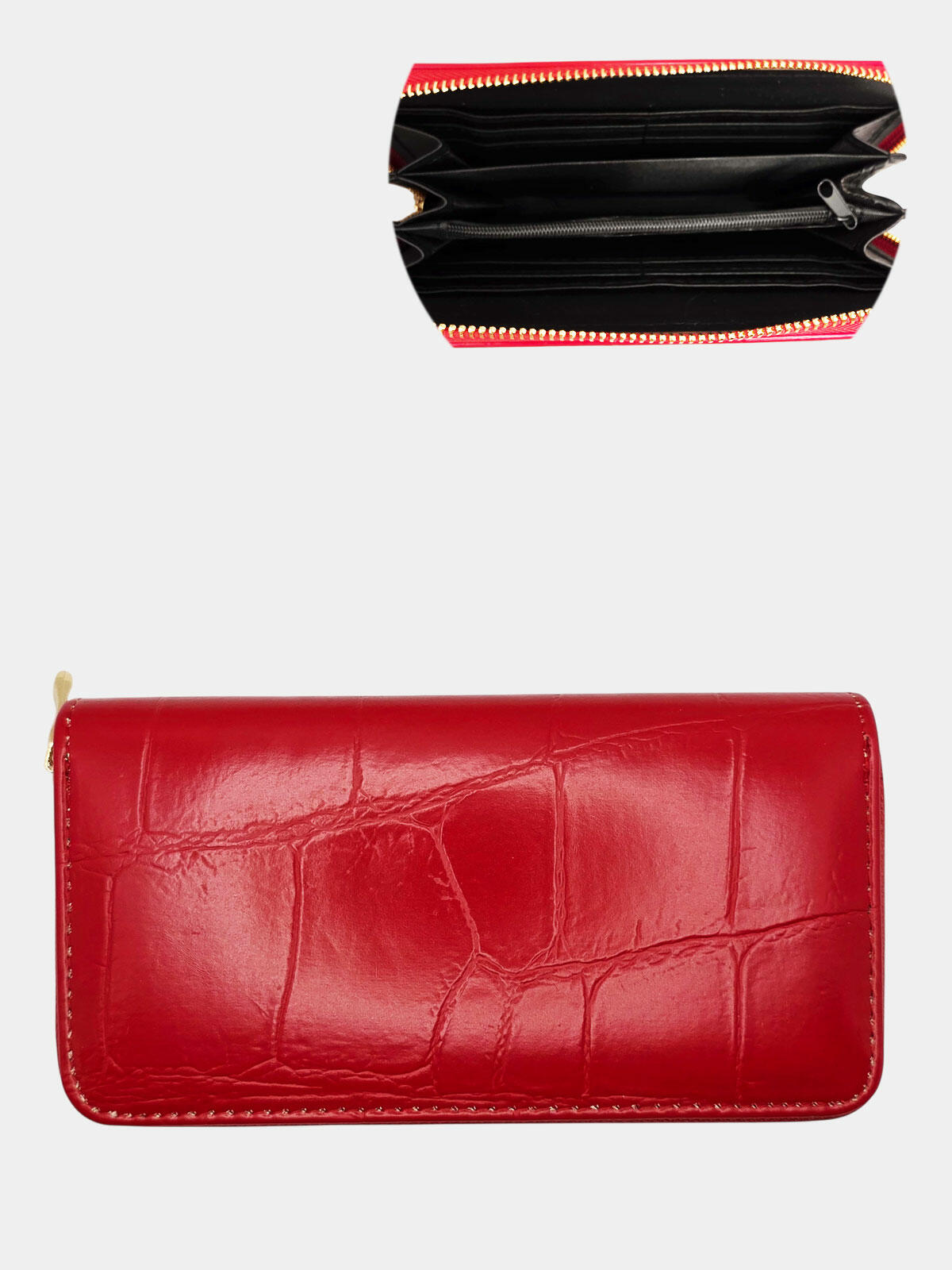 Portfel z imitacji skóry