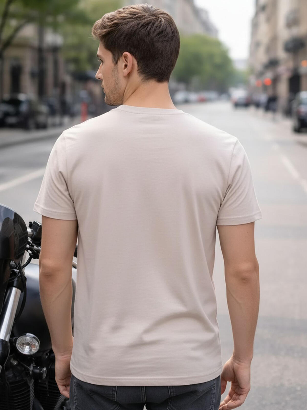 T-shirt bawełniany z nadrukiem