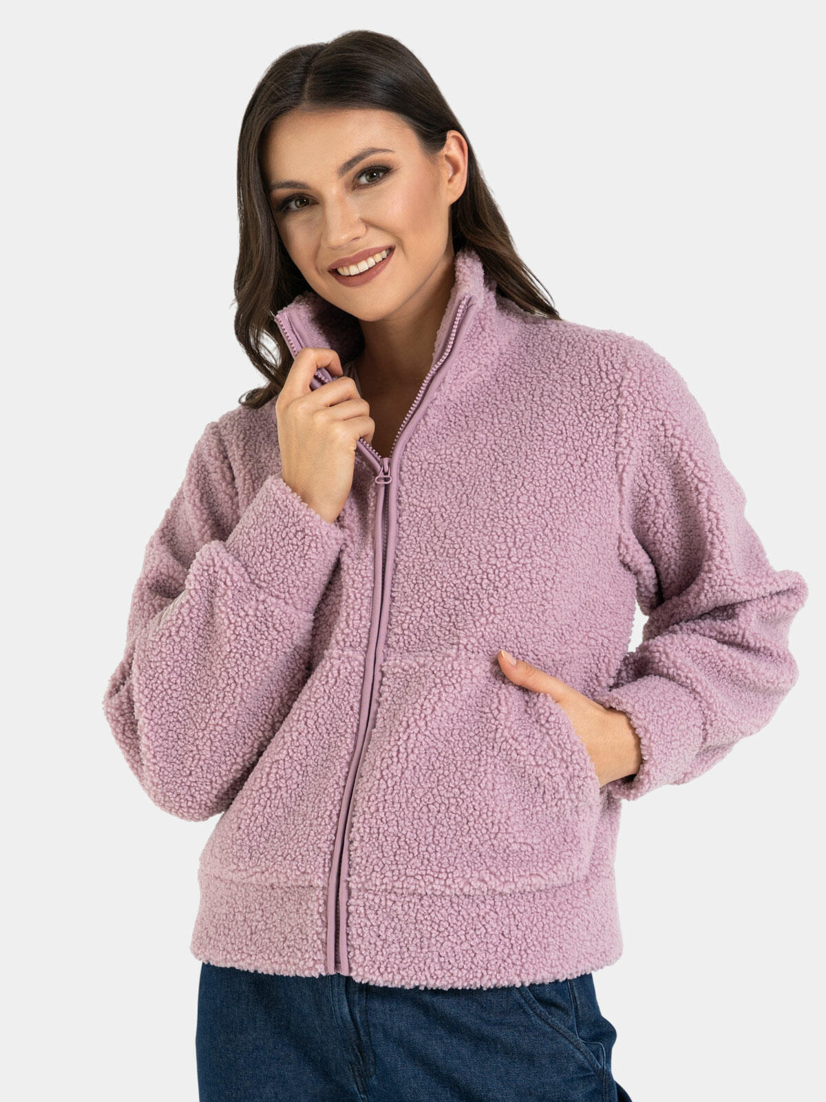 Ciepła bluza ze stójką